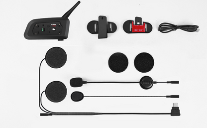 V6 Pro Motorcycle Bluetooth Helmet Headset